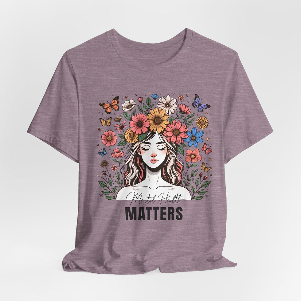 Thumbnail: "Mental Health Matters"- Unisex Jersey Short Sleeve Tee