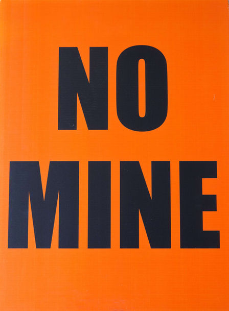 NO MINE Sign
Durable corflute sign
Approx. 450mm x 600mm
Ideal for the fence or gate
$10