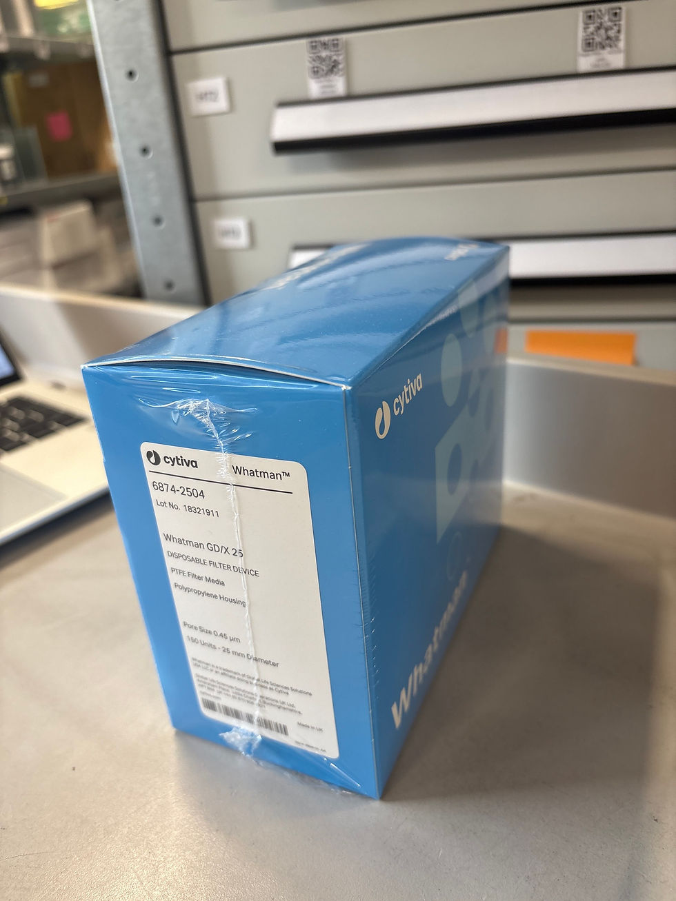 Disposable filter device 0,45 um 25 mm