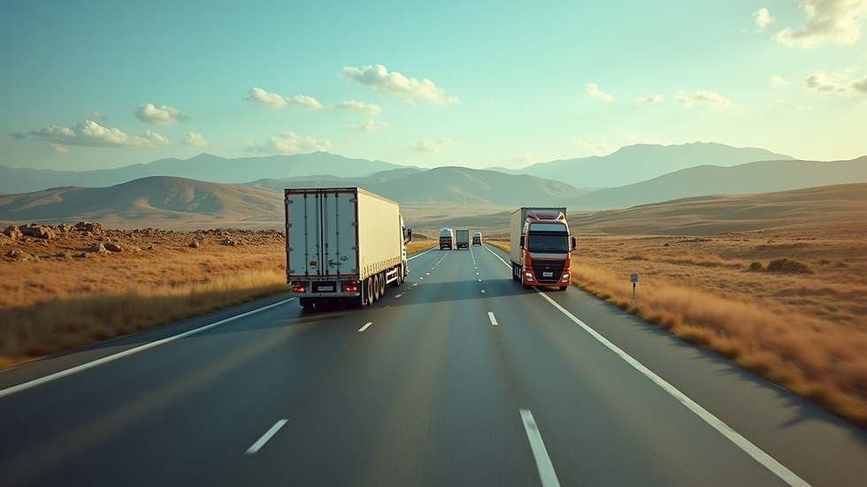 Opciones de transporte terrestre de mercancías en España