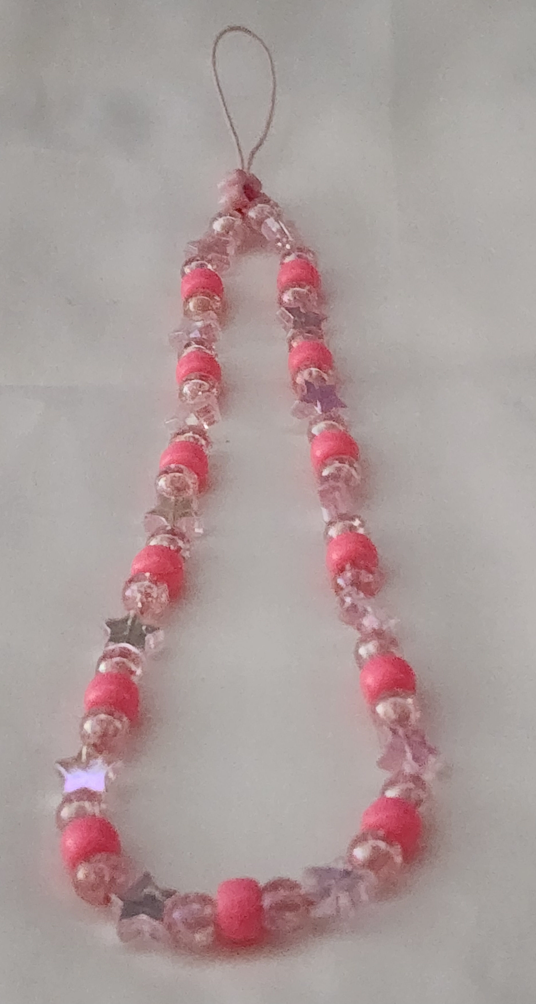 pink phone charm