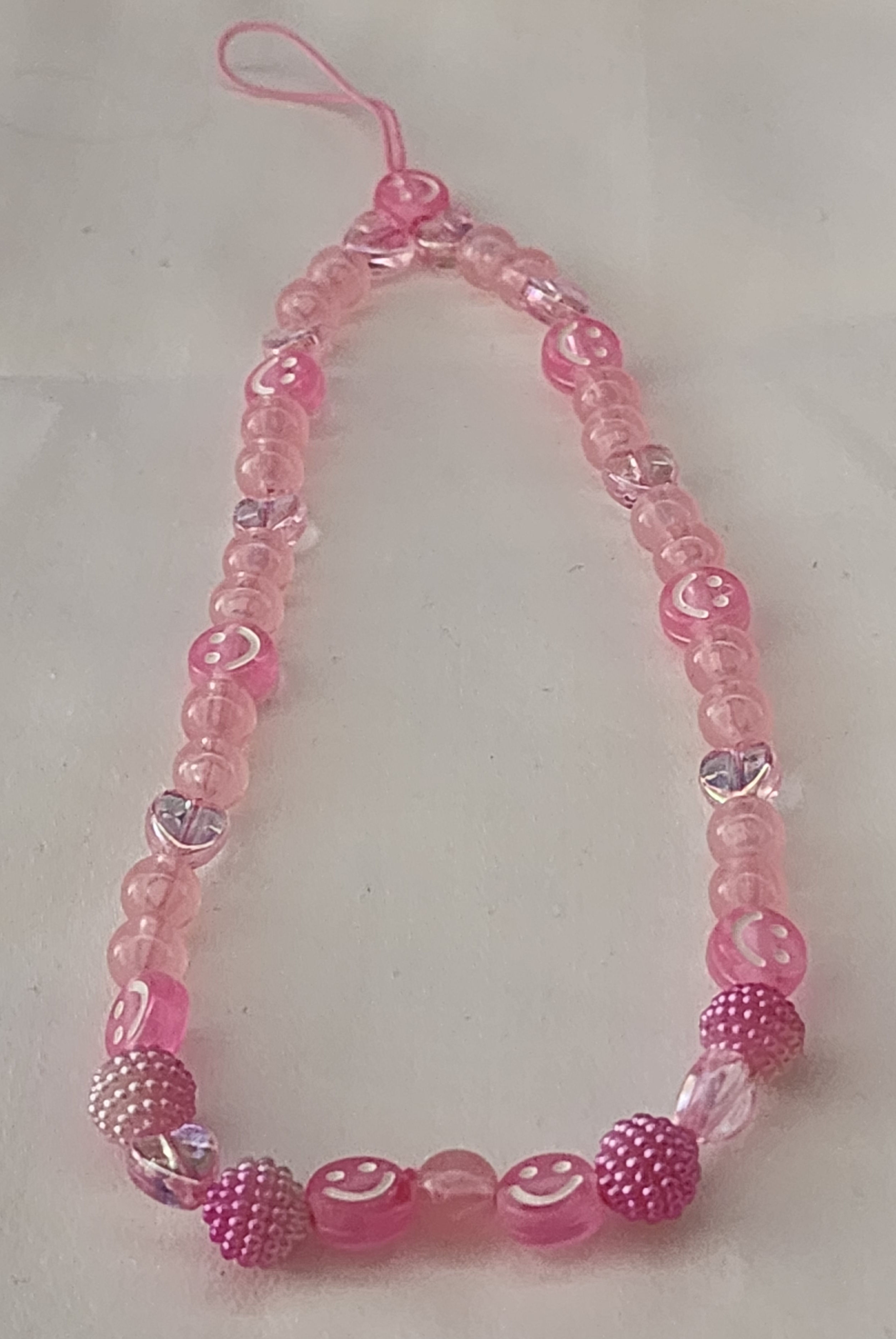 pink phone charm