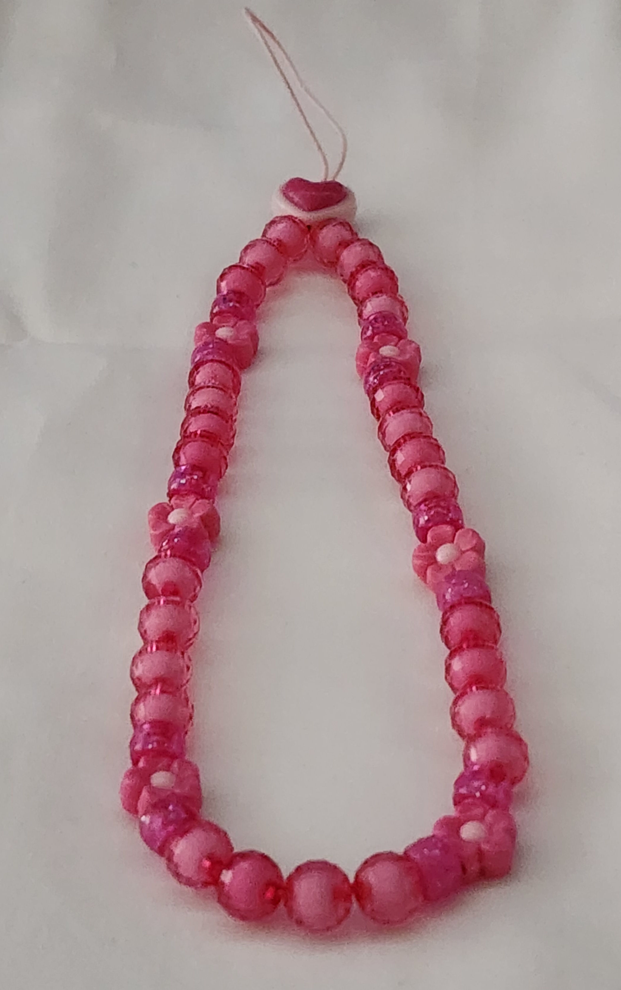 pink phone charm