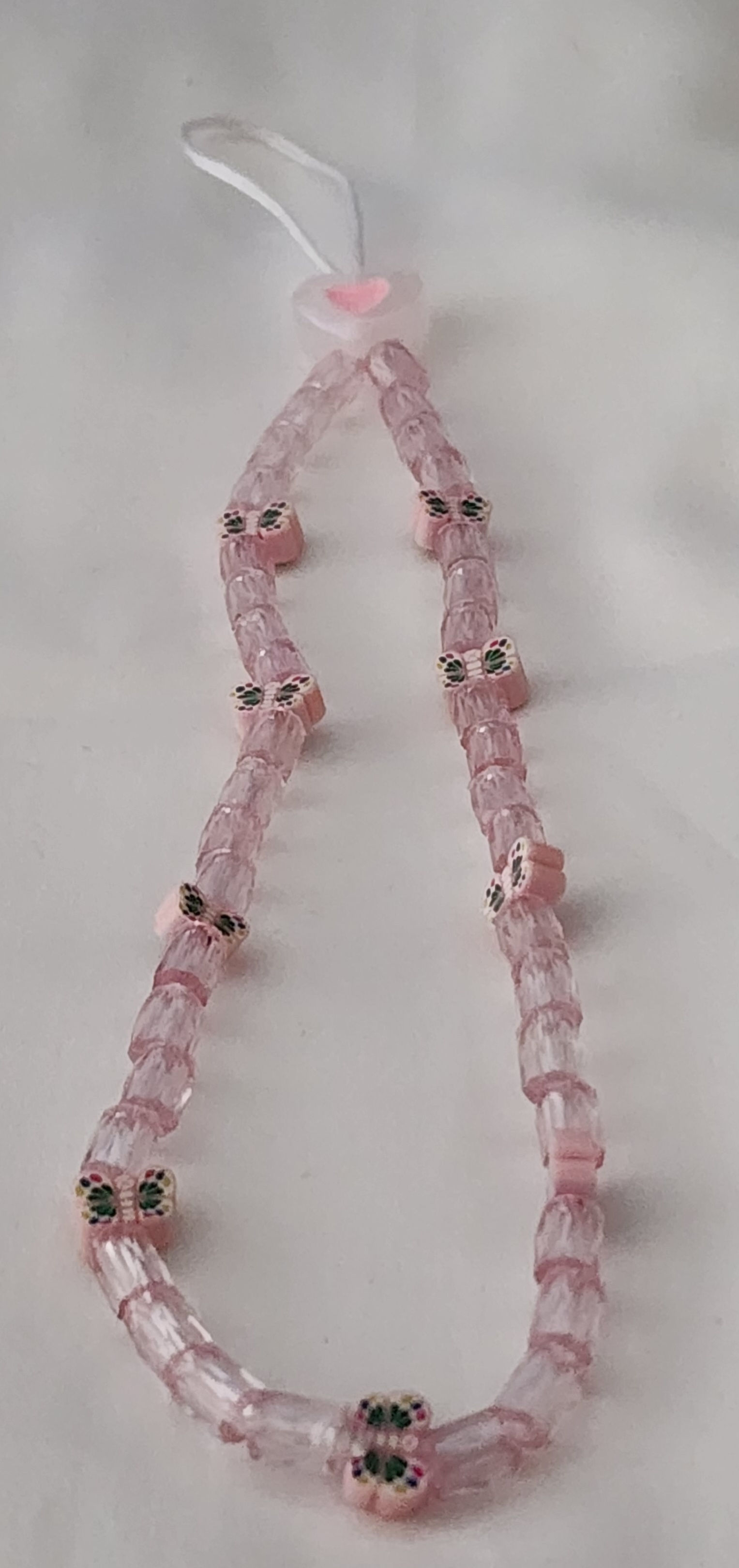 pink phone charm