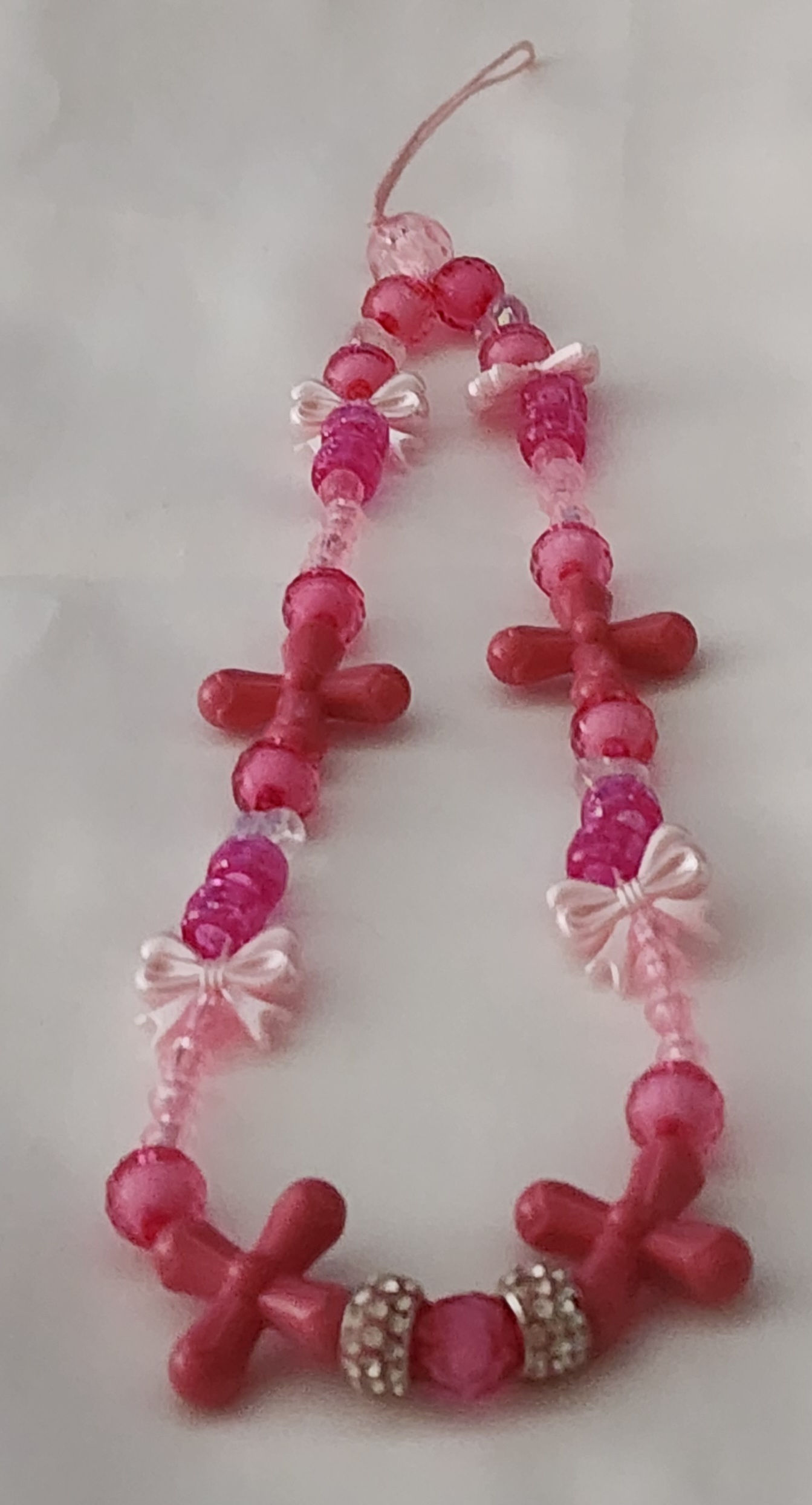 pink phone charm