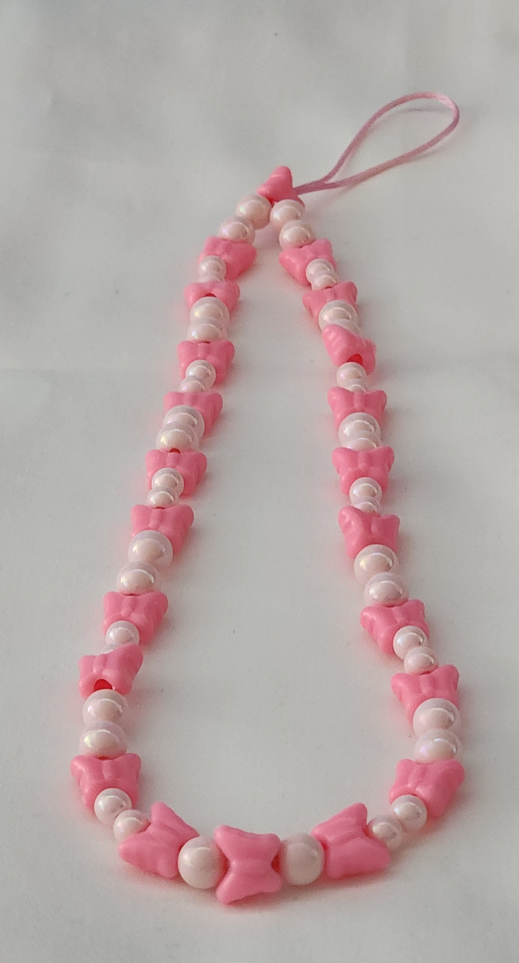 Light pink Butterfly phone charm