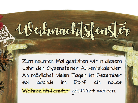 Programm Wiehnachtsfänschter