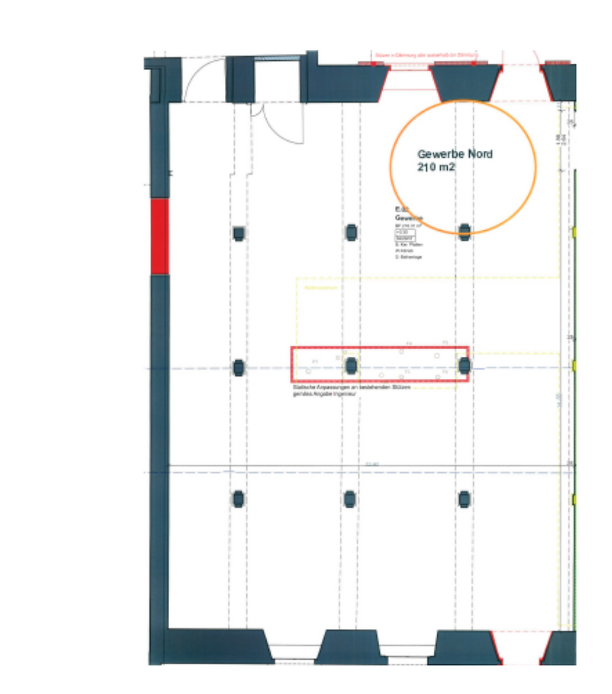 Grundriss alte Spinnerei Ibach