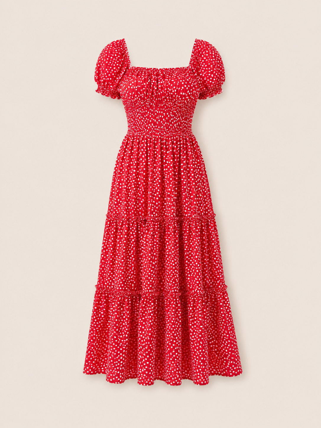 Vintage Bloom Maxi Dress