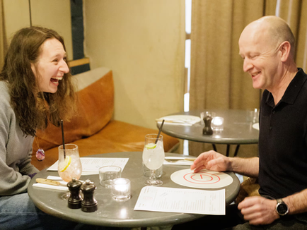 Dining across the divide: ‘She casts meditation as a cult. I don’t think retreats mean harm’