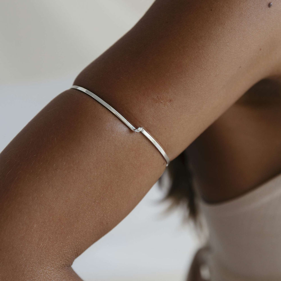bracelete de prata bíceps mais prata