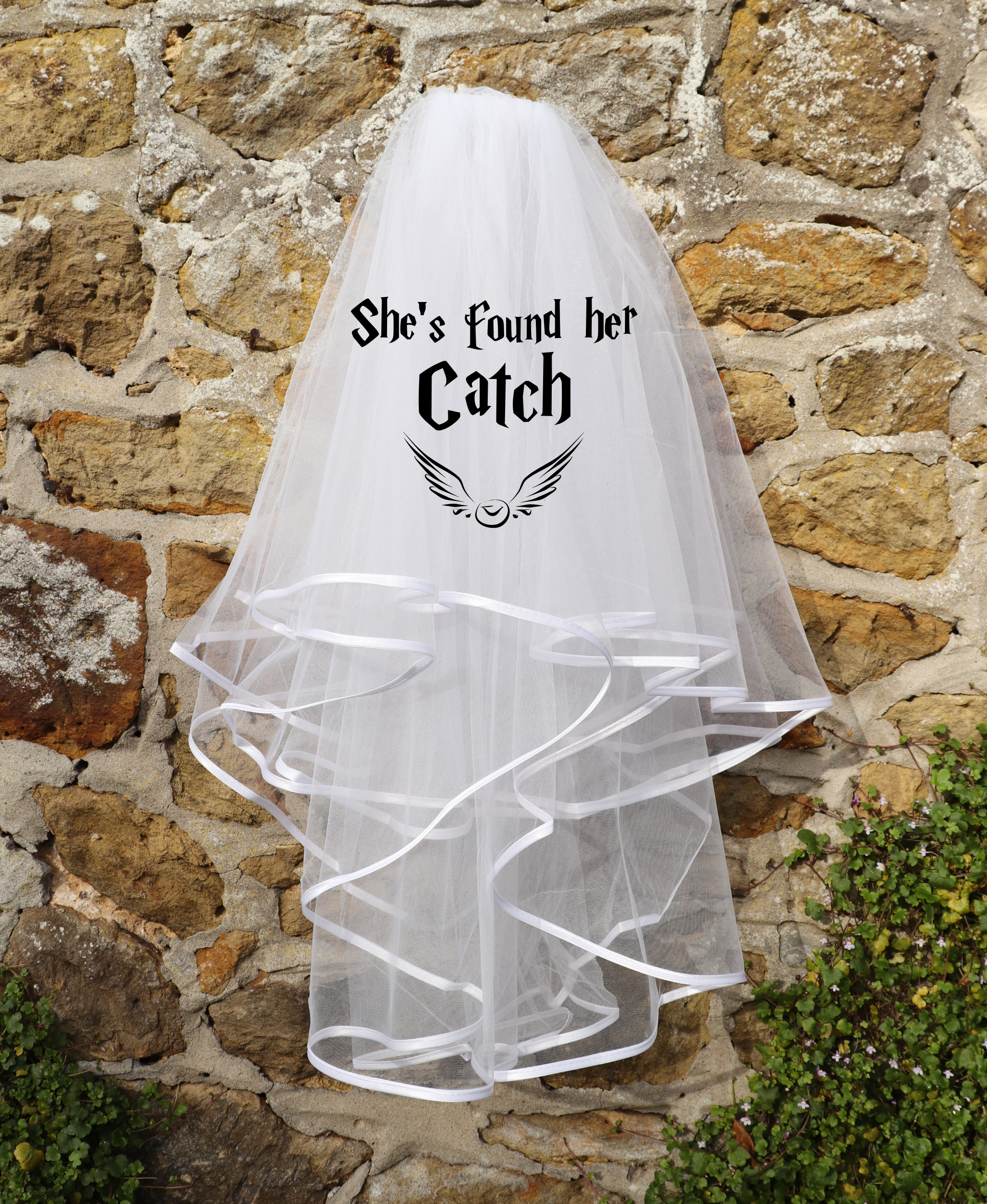 She's Found Her Catch Potter Inspired Hen Do & Bridal Party Veil