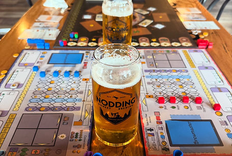 Game Set Up at Nodding Donkey Brewing