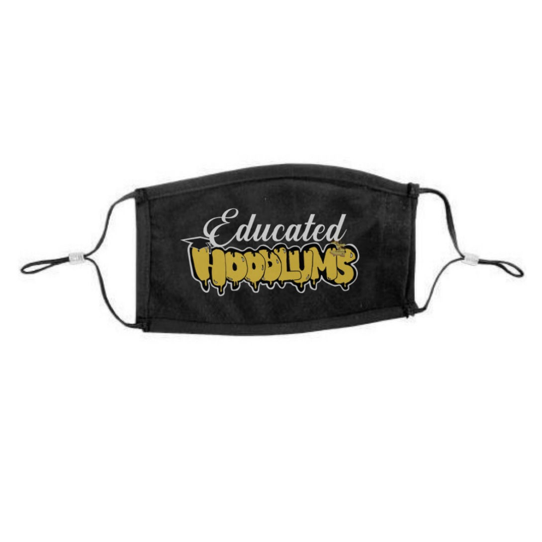 Educated Hoodlums Logo Face Covering