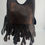 Thumbnail: Chocolate brown & bronzed  waterfall bag