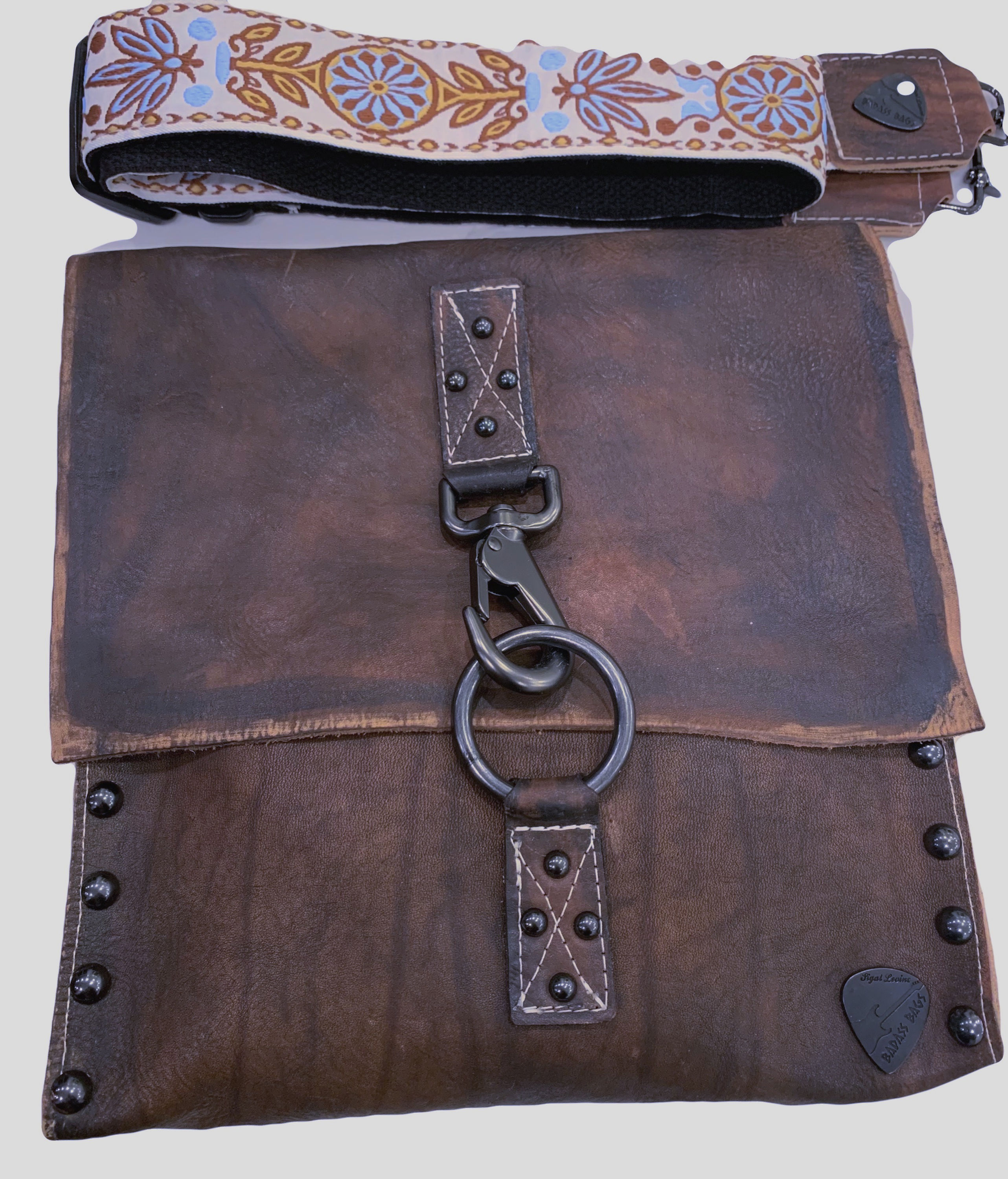 Rugged Chocolate Brown Satchel