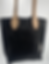Thumbnail: Black Fur with  A White Spot  Mini Tote