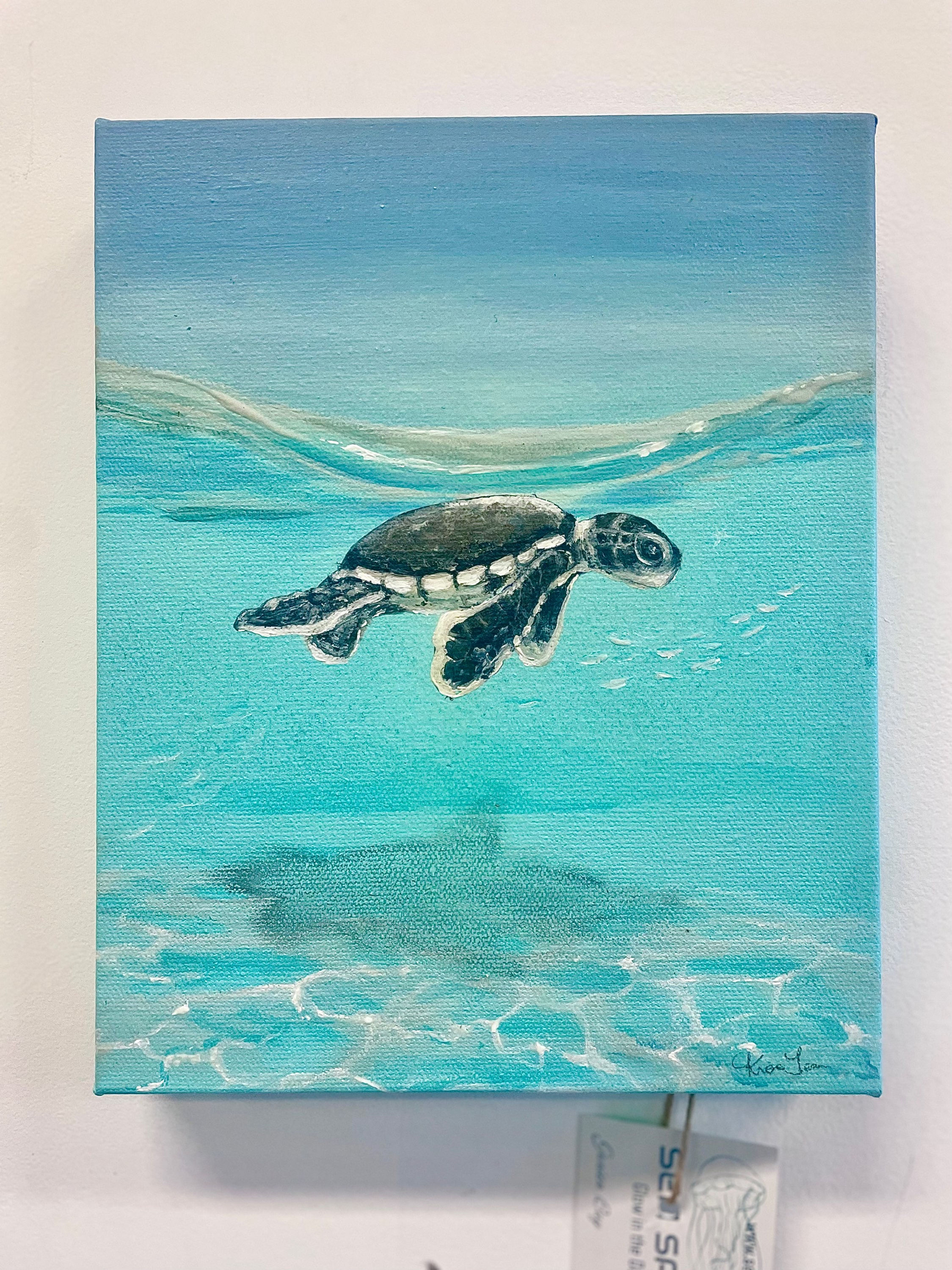 Original glowing artwork ‘Shallow Shell’ 