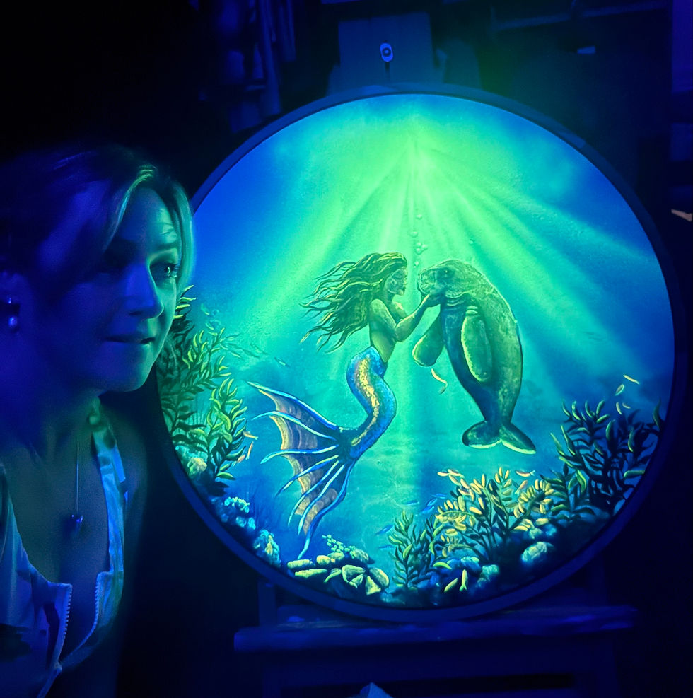 Thumbnail: ‘This Kiss’ - Original glowing Artwork 