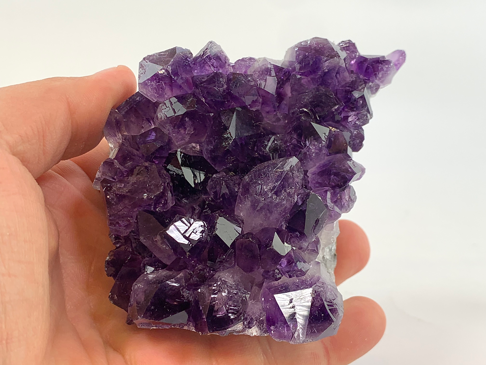 Thumbnail: Amethyst Cut Base AA quality - Free-standing - Display Piece 020