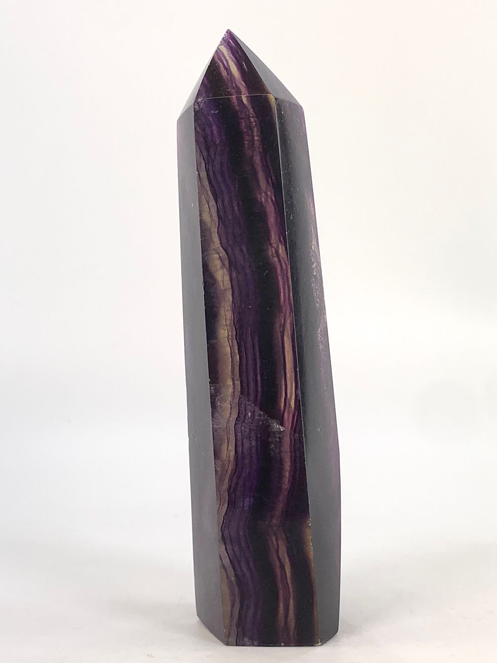 Large Fluorite Tower Purple