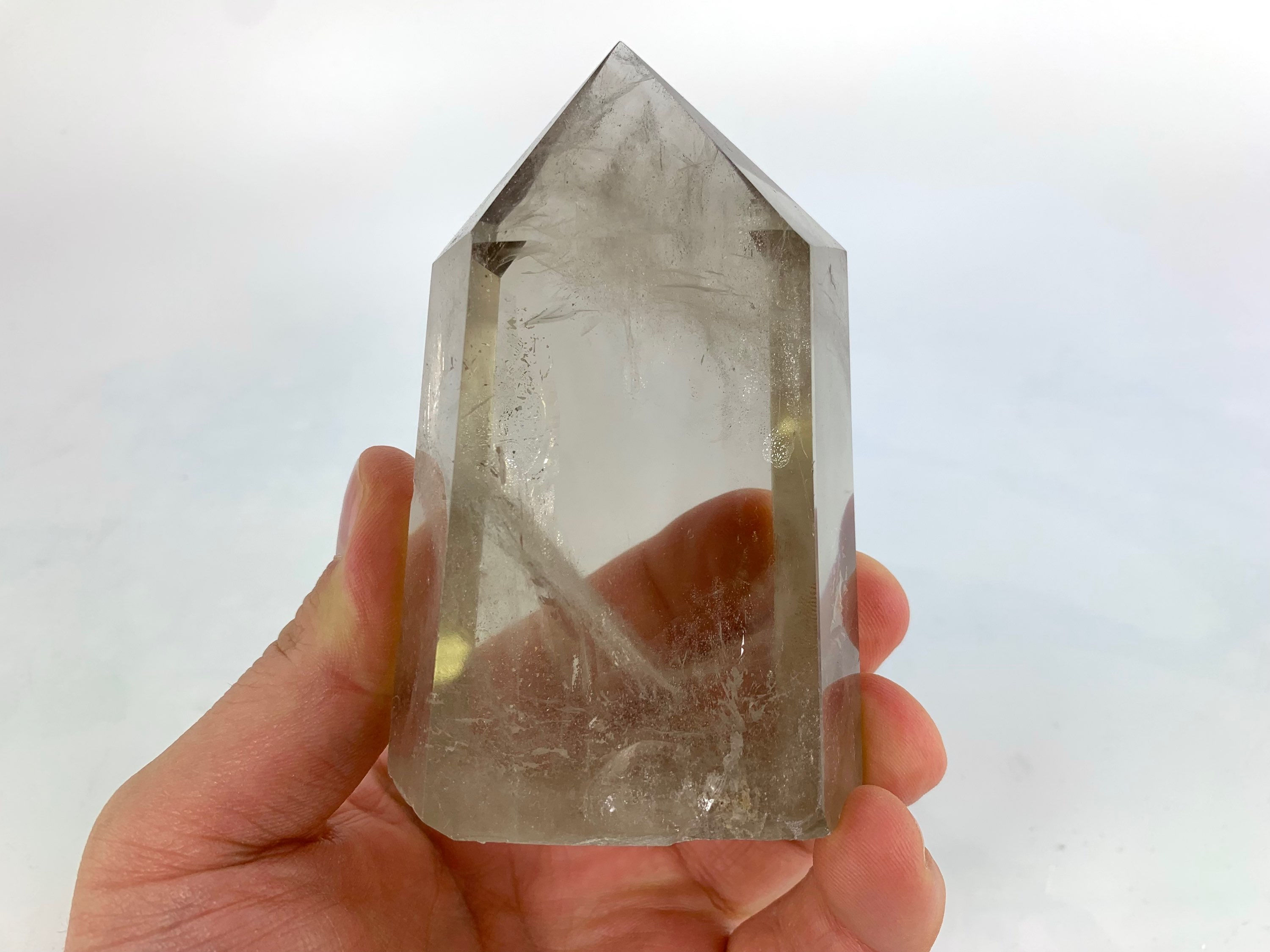 Large Smokey Quartz Tower | display piece | large |  point 129