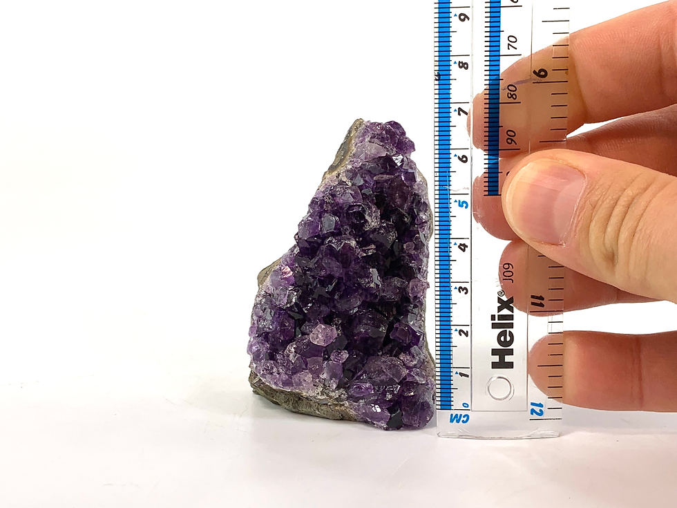 Thumbnail: Amethyst Cut Base AA quality - Free-standing - Display Piece - 001