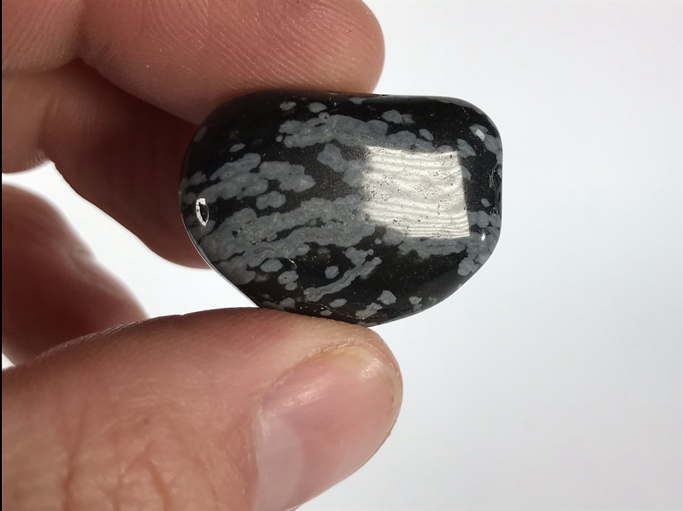 Thumbnail: Snowflake Obsidian Tumbled Stone