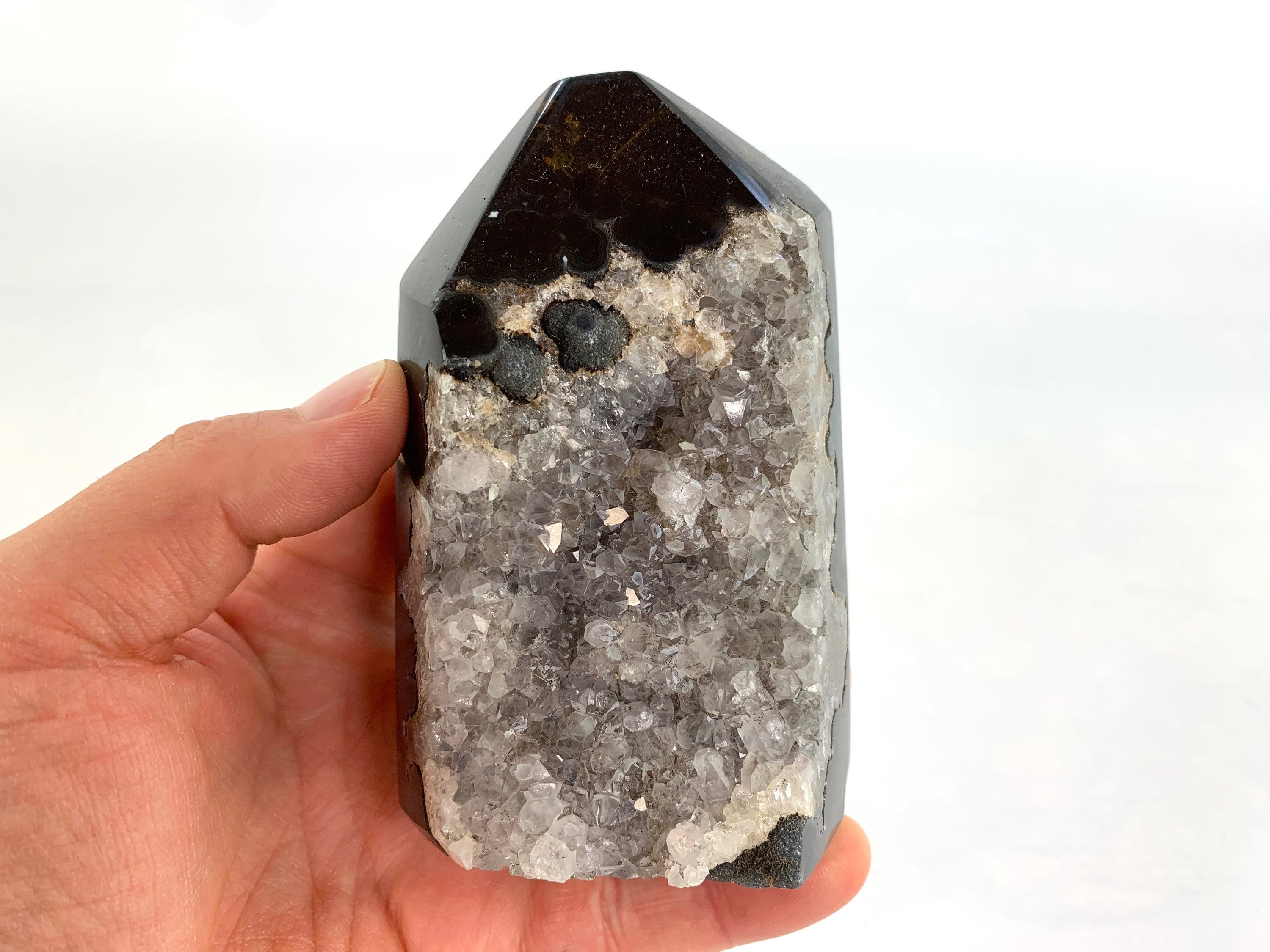 Agate Druzy tower 119