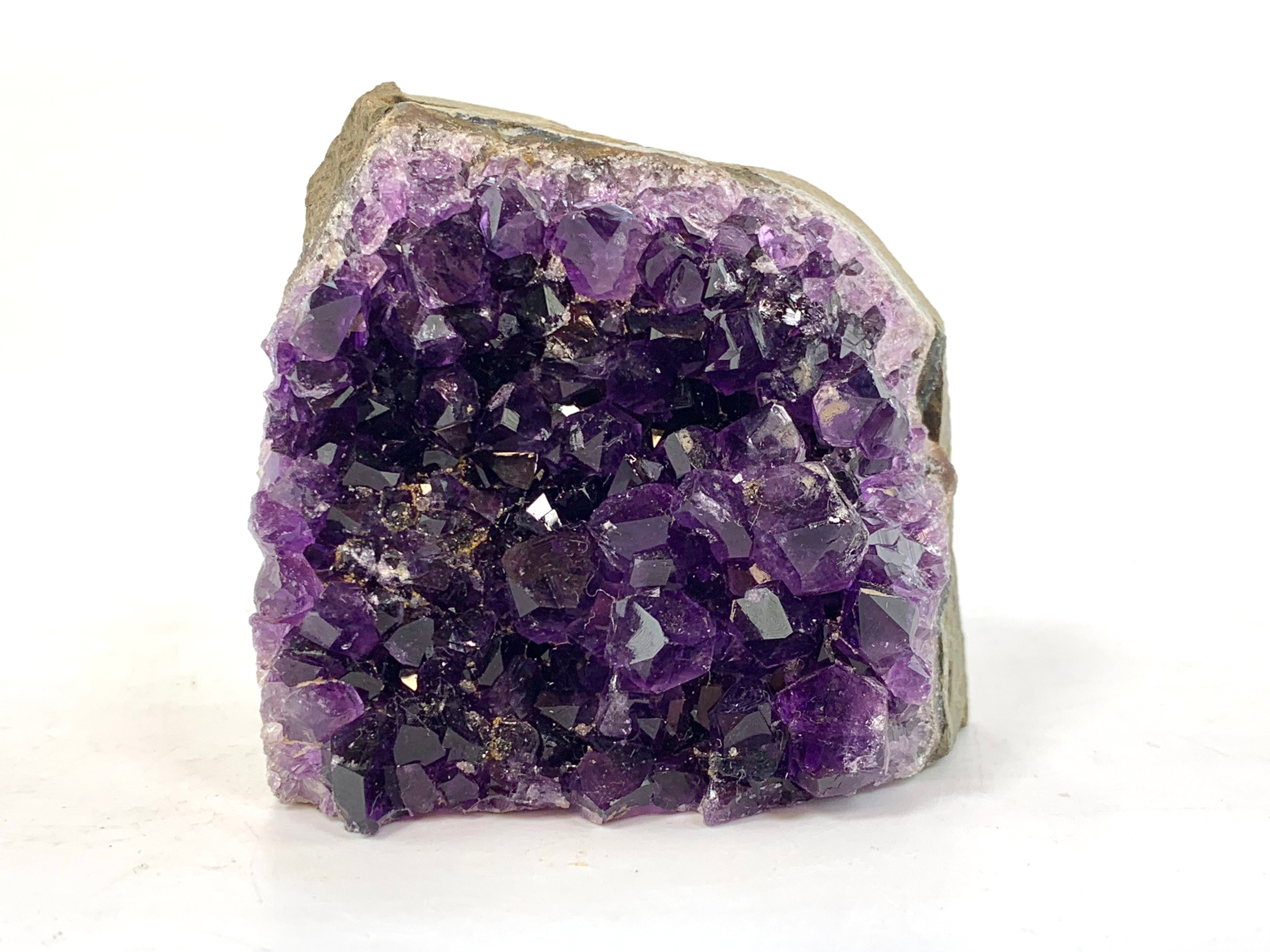 Amethyst Cut Base AA Quality - Free-standing - Display Piece - 005