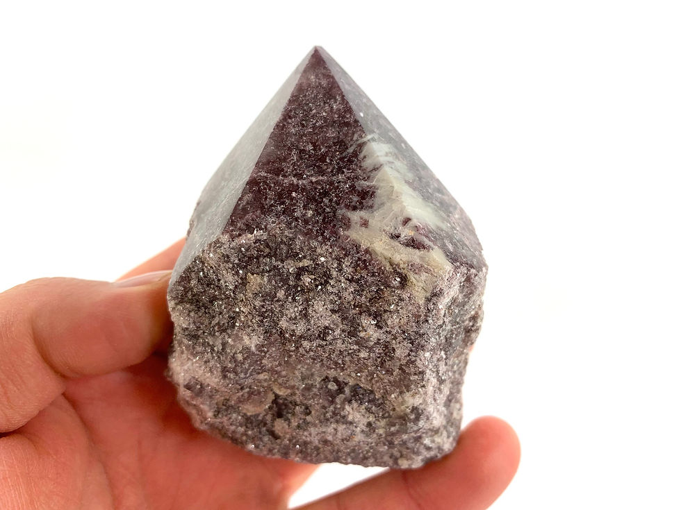 Thumbnail: Lepidolite Semi Polished Point 001