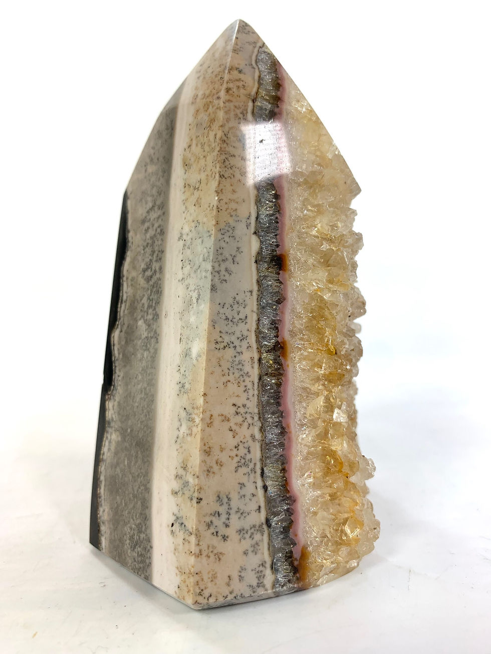 Thumbnail: Agate Druzy tower 112