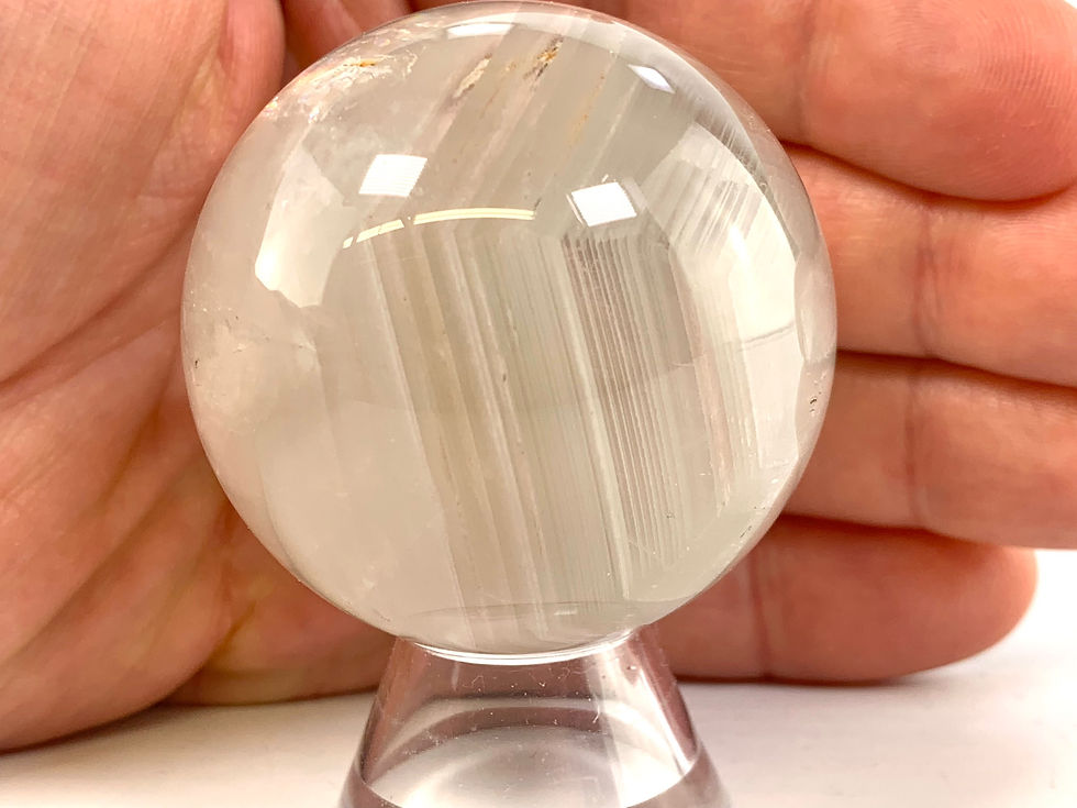 Thumbnail: Thousand Ghost Quartz Crystal Sphere | Phantom | Garden 010