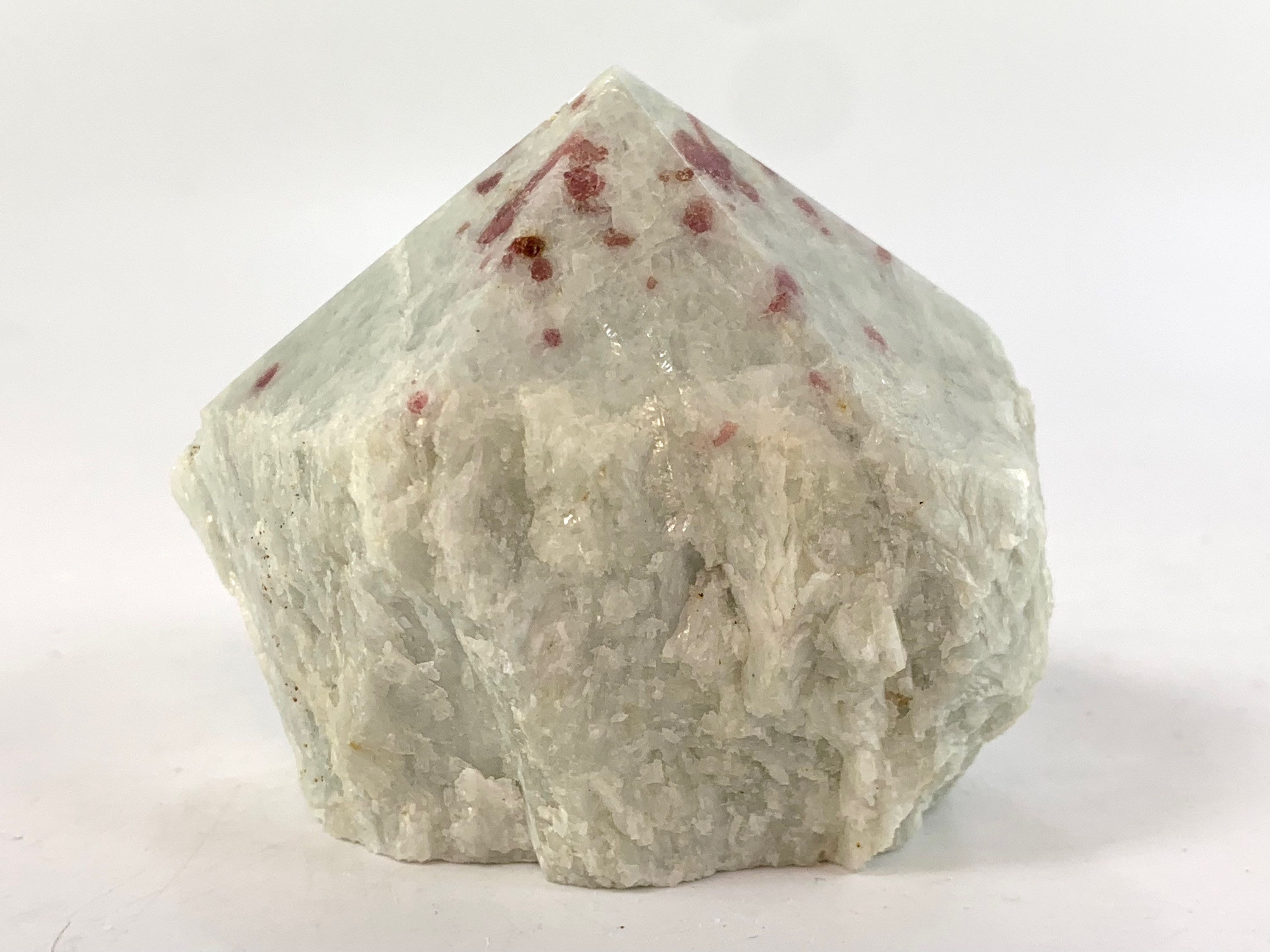 Red Tourmaline (Rubellite) Semi Polished Point 018