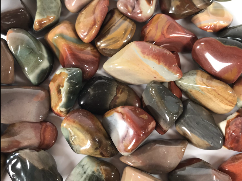 Polychrome Jasper Tumbled Stone