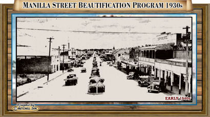 Manilla NSW Street Beatification Program 1936