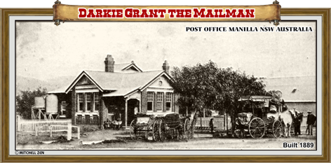 Darkie Grant the Mailman Manilla NSW Life History