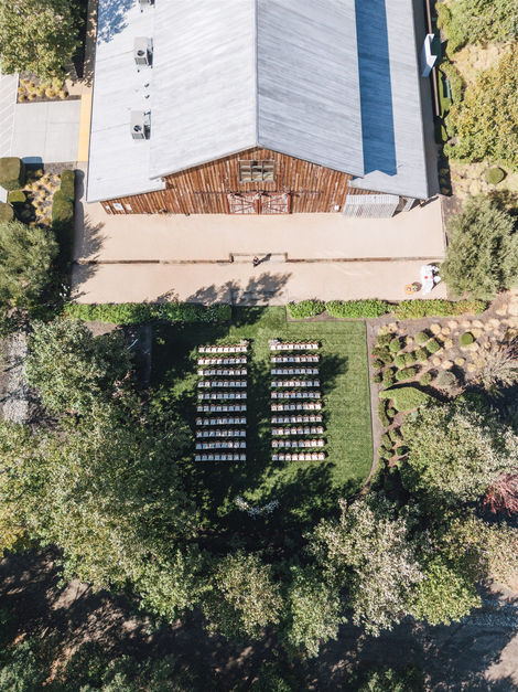 Lush, Fall Barn Wedding in Wine Country