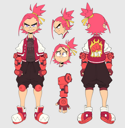 Fightergal Ref Sheet