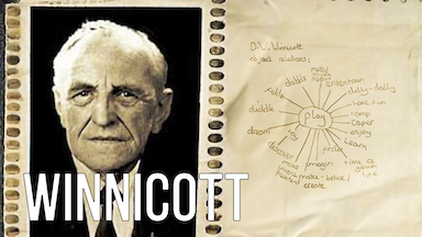 Elokuvan sankaritarinan ja Winnicottin "lastainleikin" rinnastus.