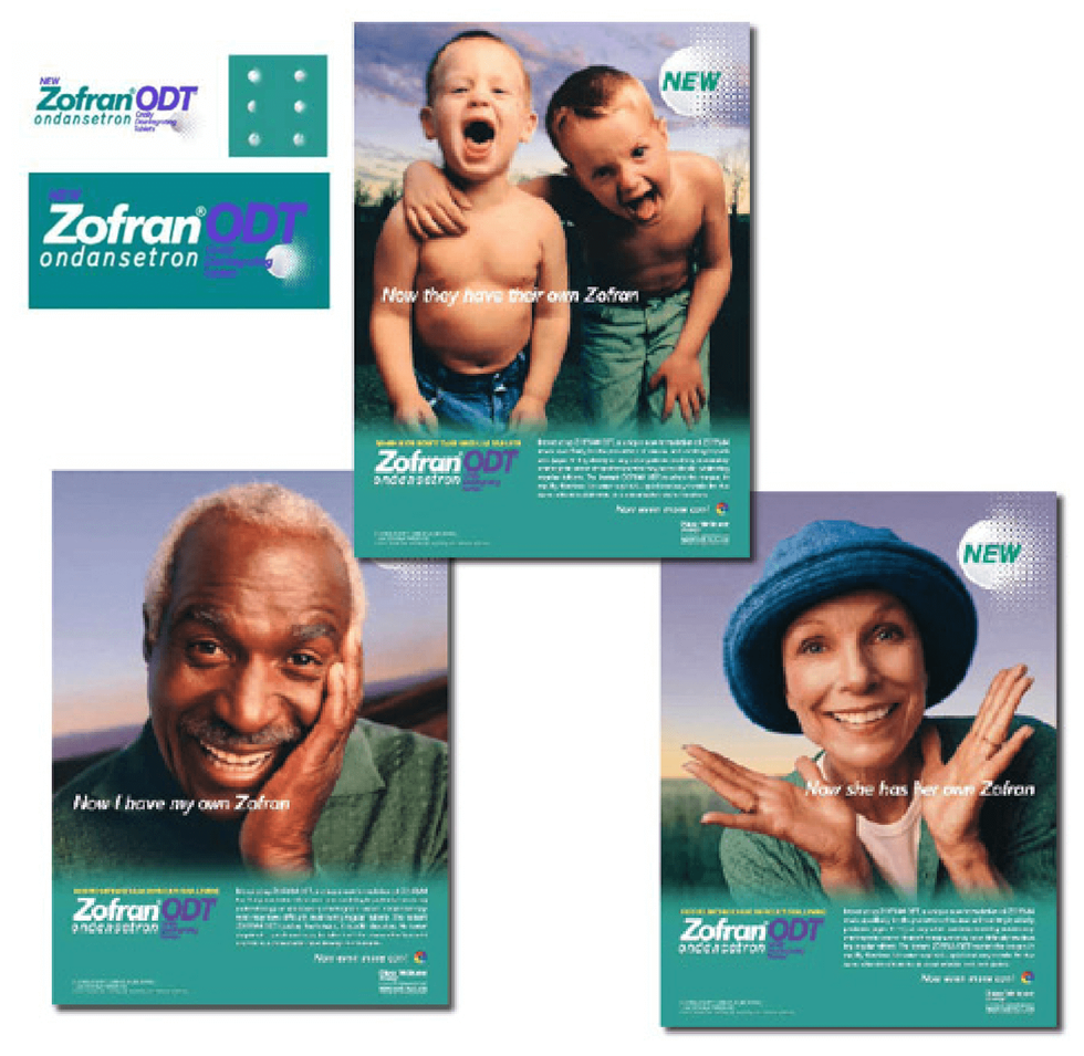 ZofranODT logo and Ads