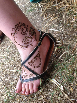 Floral foot