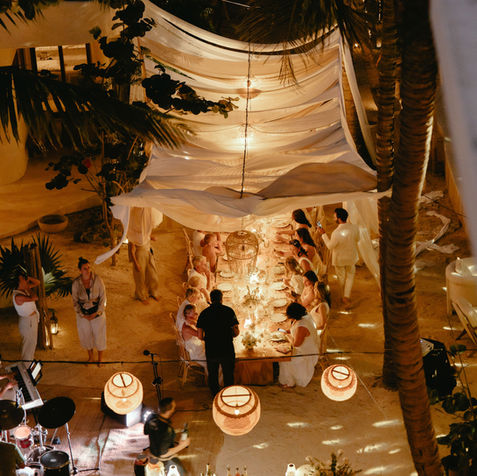 50th birthday celebration at Zorba Tulum private beachfront estate