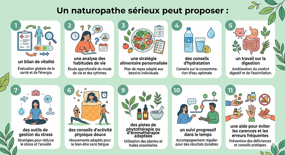 Ce qu'apporte la consultation d'un naturopathe pour vous accompagner dans une détox