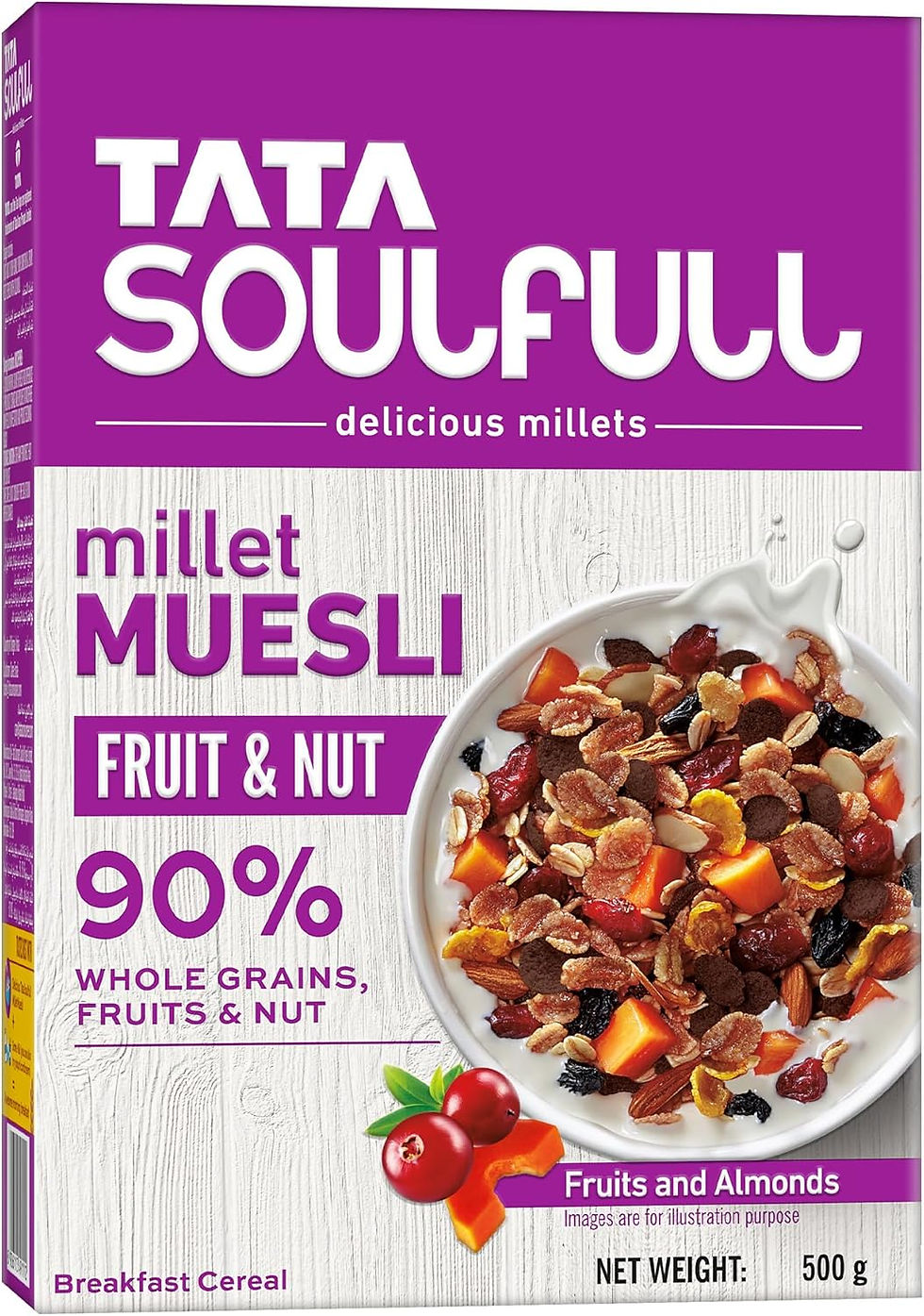 Thumbnail: Tata Soulfull Millet Muesli Fruit & Nut 500g
