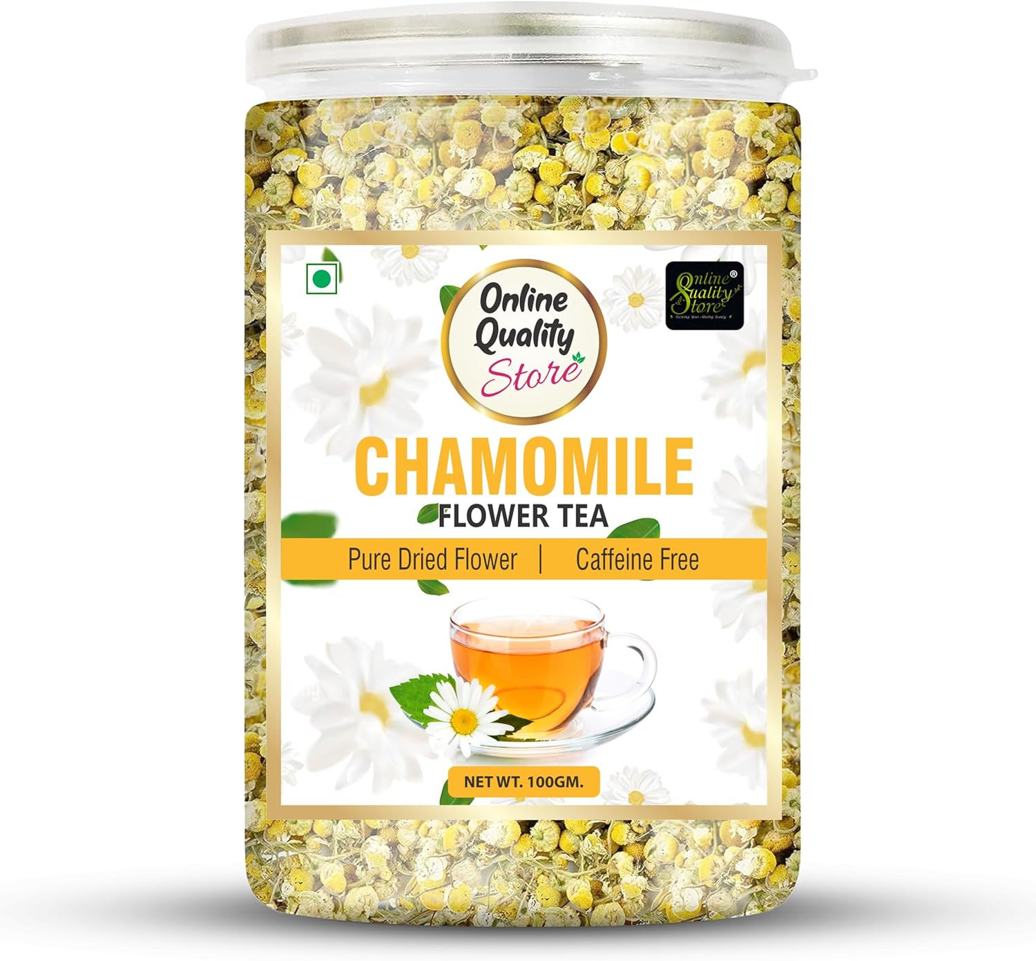 Chamomile Flower Tea 100g Caffeine-Free Herbal