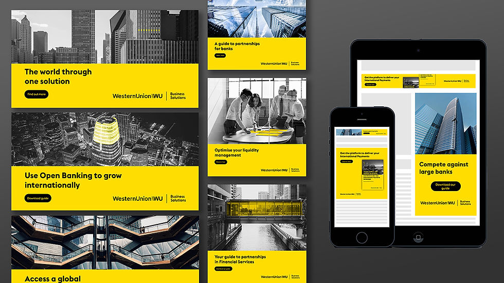 Western Union Social Media and Banners