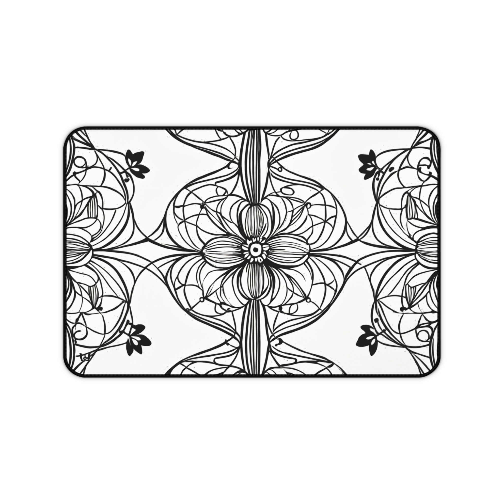 Artistic Floral Desk Mat | Office Decor, Home Office, Work from Home Essentials