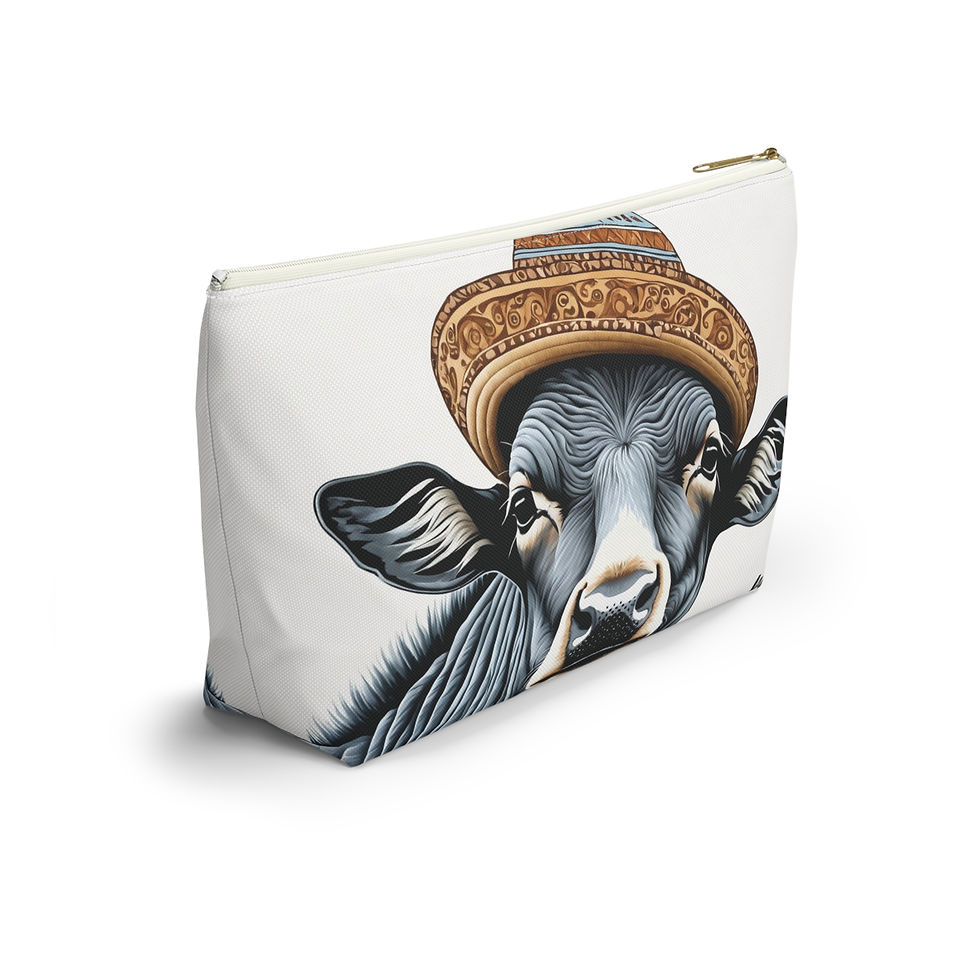 Thumbnail: Cow Print Accessory Pouch | Gift for Farmers, Animal Lover Gift, Farmhouse Decor