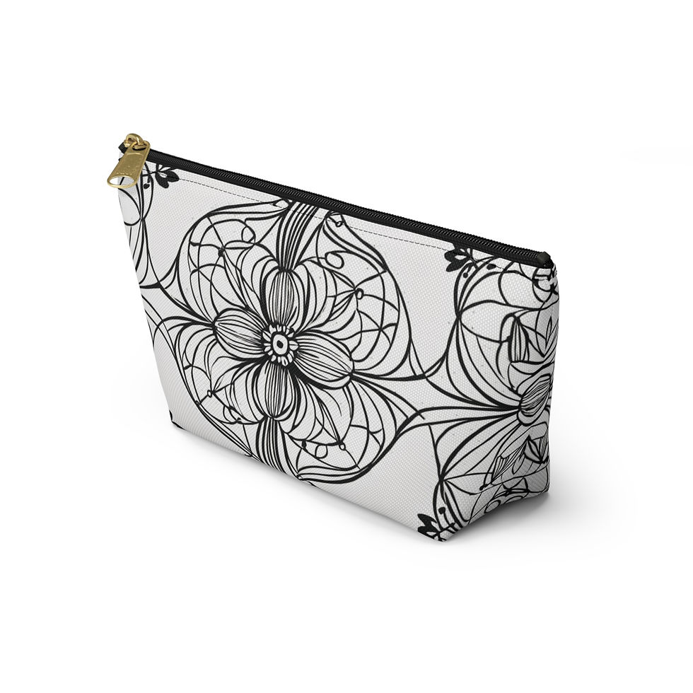 Thumbnail: Elegant Mandala Accessory Pouch | Travel Organizer, Gift for Her, Art Supplies